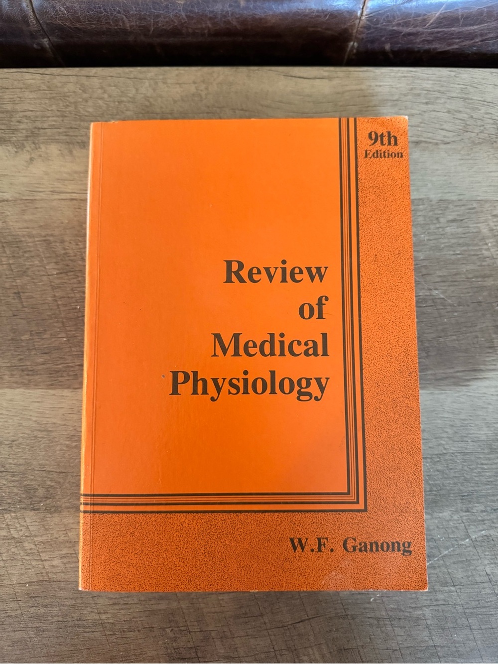 Review of Medical Physiology by W.F. Ganong Vintage 70s Textbook Paperback